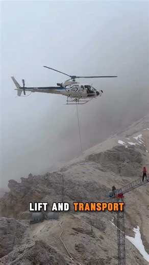 🚁 INSANE Helicopter Sling Load Tech at Extreme Altitudes | Flying Cranes in Action! #technology
