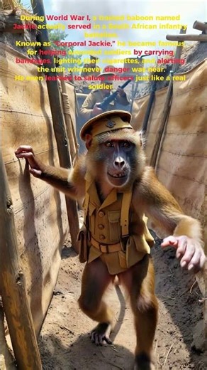 The Baboon Soldier of World War I
