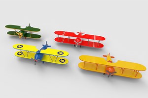 Simple Cartoon Planes | 3D Vehicles | Unity Asset Store