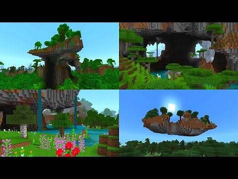 The BEST MINECRAFT SEEDS For BUILDING! | Amazing Jungle Caves & Mountains | Bedrock Edition 1.16