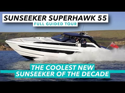 Sunseeker Superhawk 55 full guided tour | The coolest new Sunseeker of the decade | MBY