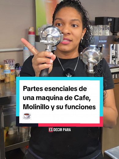 Partes esenciales de una máquina de café y molinillo: funciones