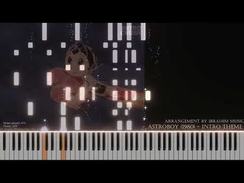 Astro Boy 1980 - Piano Tutorial/Synthesia