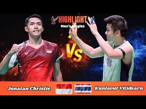 Men's Singles | Jonatan Christie (INA) vs Kunlavut Vitidsarn (THA) | 💥 | Badminton 2026
