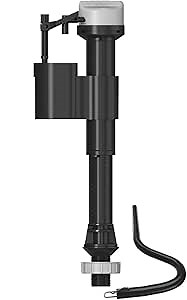 R&T Toilet Fill Valve A1250, Toilet Repair Kit Inside Tank, Universal Toilet Replacement Kit, Quiet and Fast Stop Toilet Leaks, Height Adjustable, Easy to Install No Plumber Required