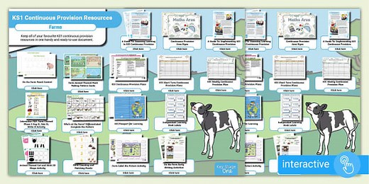 KS1 Continuous Provision Resources: Farms
