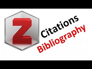 How to add and edit citations, change citation style and add bibliography with Zotero
