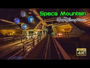 Space Mountain On Ride Low Light Front Seat 4K POV with Queue Walt Disney World 2021 03 06