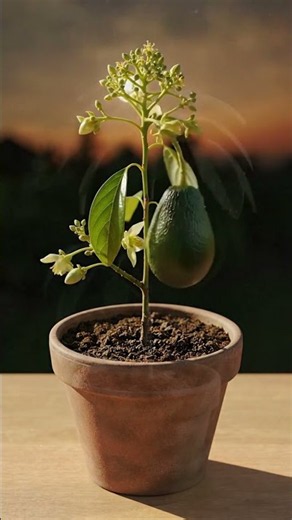 🌱→🥑 Growing an Avocado Tree From Pit to Fruit