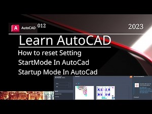 Customize AutoCAD Startup Options