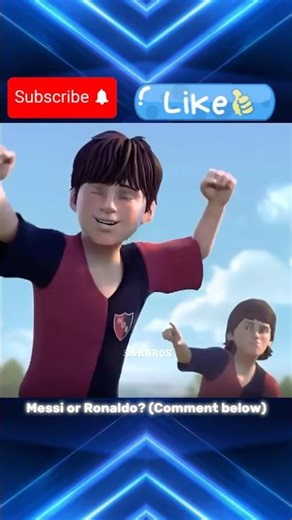 Young messi story #football #messi #animated #cartoon #edit #subscribe