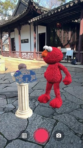 Elmo #sesamestreet #augmentedreality