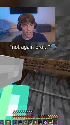 Exploring Secrets in a Minecraft Base | DrDonut SMP Adventure