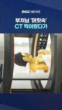 What's Inside a Buddha's 'Head'?..CT Scan Reveals, "Wait, What's That?" #Shorts (MBC News)