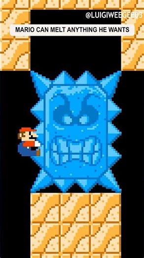 Mario Can Melt Anything He Wants in Super Mario Bros. #mario #supermario #shorts