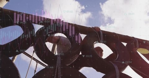 clip-3998809411-climber-emerging-tire-stack-pulling-onto-beam