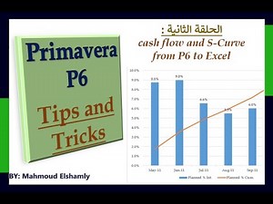 Primavera Tricks / How to get data from Primavera and make Cash flow & S-curve in Excel