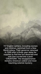 1.7M views · 16K reactions | The truth behind the Lost Colony of Roanoke might be simpler than you think. | History Vault | Facebook