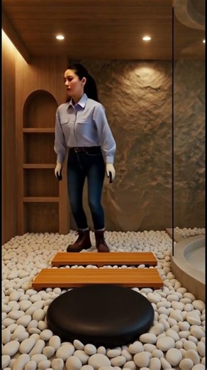 I Built a Luxury Japanese Zen Spa Bathroom With Epoxy River Stone Floor