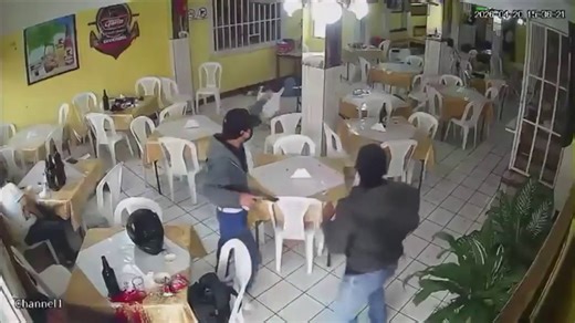 6 Executed Inside Restaurant