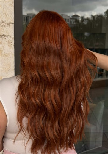 Stunning Copper Hair Transformation by Miami Hairstylist