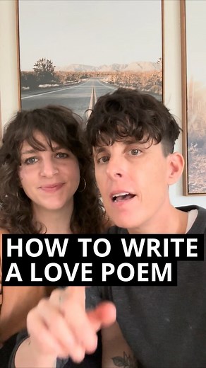 160K views · 1.8K reactions | Hi everyone! In today’s newsletter I share tips on writing a love poem for your Valentine (whether you think of yourself as a writer, or not) as well as a video of a love poem I wrote for my Valentine @meganfalley who is the most talented writing teacher and writer I’ve ever known ❤️ link in bio ❤️ | Andrea Gibson | Facebook