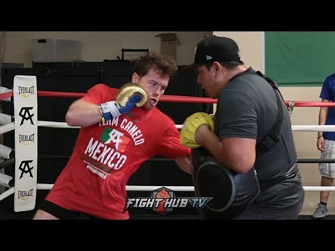 FULL CANELO ALVAREZ TRAINING WORKOUT FOR GENNADY GOLOVKIN 2 REMATCH FIGHT