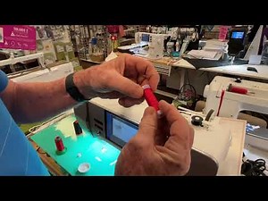 BERNINA Jeff what spool cap to use 3 to pick from thread spool types best oil & tweezes