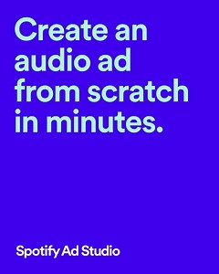 Creating an audio ad is simple. We’ll even record and produce yours free of charge. | Spotify Advertising