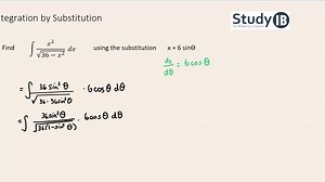 integration by substitution example7