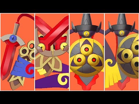 FULL HONEDGE EVOLUTION TEAM! Shiny Honedge, Shiny Doublade, Shiny Aegislash Blade Form