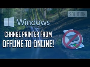 How to Change a Printer from Offline to Online
