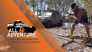 In this BCF Recovery Tip, Jase sets up a scenario to demostrate a technique to keep in your back pocket in case you're bogged without your go-to recovery resources. 👍 | All 4 Adventure