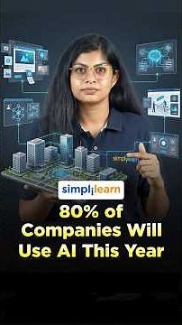 80% Of Companies Will Use AI By 2026 | The Generative AI Revolution In 2026 | #Shorts | #Simplilearn