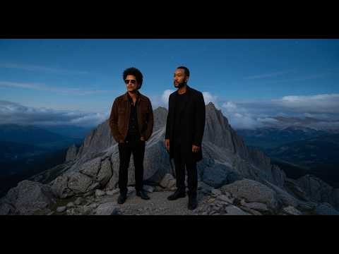 Bruno Mars & John Legend - Stay A Little Longer [Official Lyrics Video]