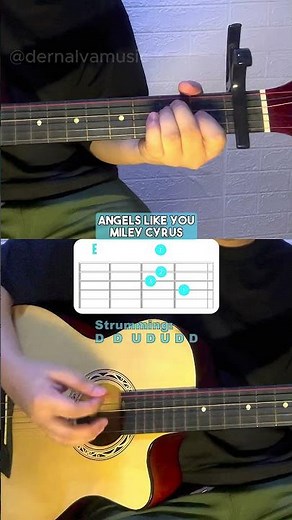 Angels Like You - Miley Cyrus | Easy Guitar Chords Tutorial For Beginners