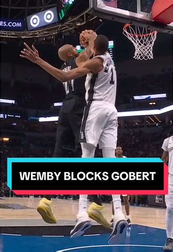 Wemby Shuts Down Gobert: Not In My Paint!