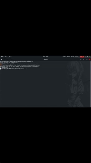 msfconsole. in kali linux . #metasploit #hackintool #metasploitable