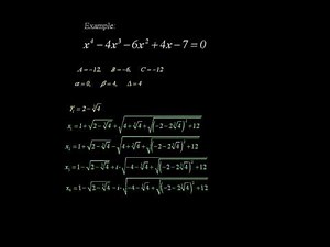 How to Solve Quartic Equations