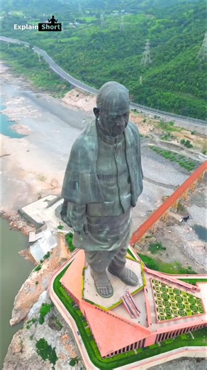 इतना बड़ा Statue गिरता क्यों नहीं? 🗿🇮🇳😳#facts #StatueOfUnity#EngineeringMarvel#TallestStatue #India