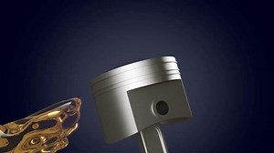 3D footage Engines and lubricants with engine protection 4k