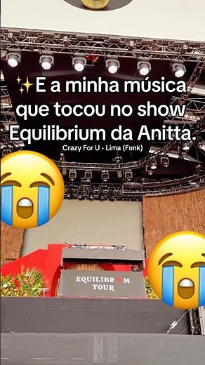 Equilibrium Tour Anitta tocando Crazy For U Funk kkk Sonhooo #anitta #funk #equilibrium