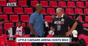 Ice Cube crashes WXYZ sportscast to talk Big3
