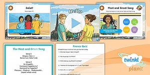 Home Education Language Session 1: French Hello