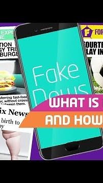 What is fake news and how to spot it