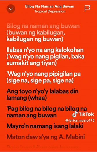 Bilog Na Naman Ang Buwan: Lyrics Video