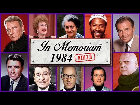 In Memoriam 1984: Famous Faces We Lost in 1984 rev2