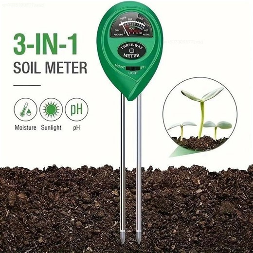 Generic 3 in 1 Soil Moisture Tester Agricultural Soil ph Meter Soil Thermometer Meter Detector for Garden @ Best Price Online | Jumia Kenya