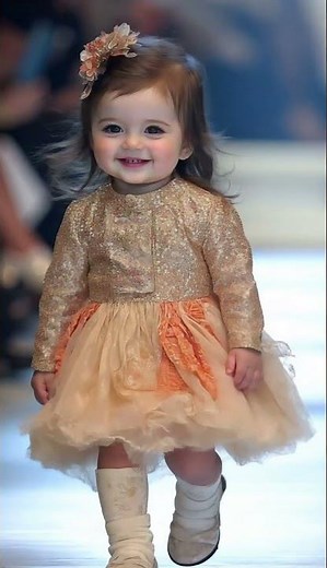 Baby Fashion Superstar – Tiny Model Stuns on the Runway!