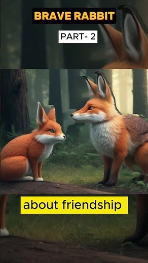 The Brave Rabbit | Rabbit and Fox story | Kids Storytelling | @CartoonNextOfficial ​ Part: 2